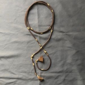 Wrap necklace/choker- Madewell
